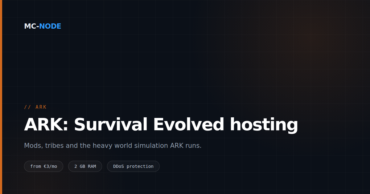 ARK server hosting: why your world keeps getting heavier