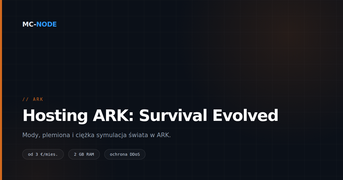 Hosting serwera ARK: dlaczego świat robi się coraz cięższy