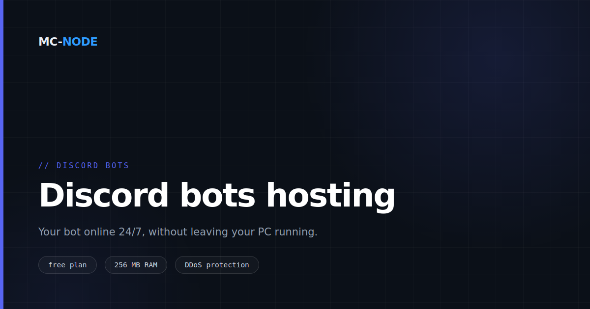 Discord bot hosting: keeping your bot online 24/7