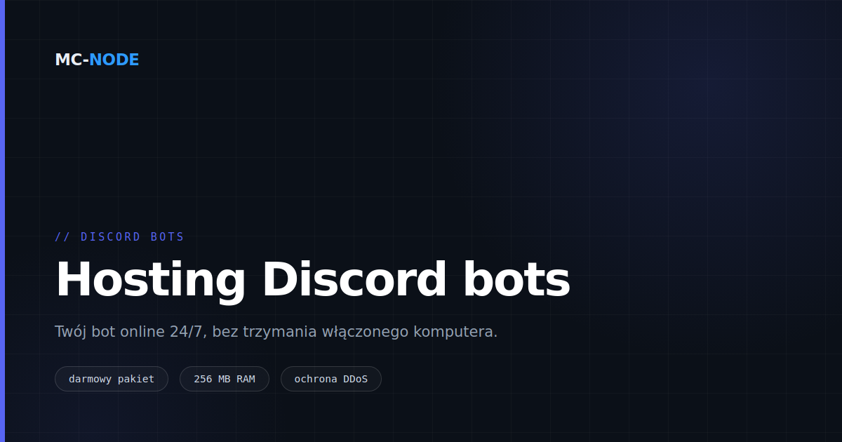 Hosting bota Discord: jak utrzymać bota online 24/7