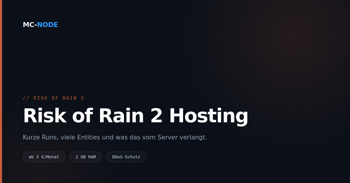 Risk of Rain 2 Server hosten: kurze Runs, viele Entities