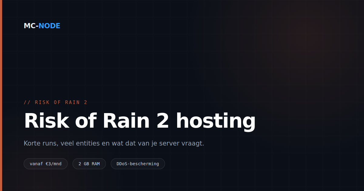 Risk of Rain 2 server hosting: korte runs, veel entities
