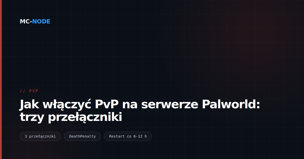 Jak włączyć PvP na serwerze Palworld: trzy przełączniki