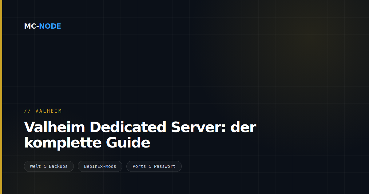 Valheim Dedicated Server: der komplette Guide