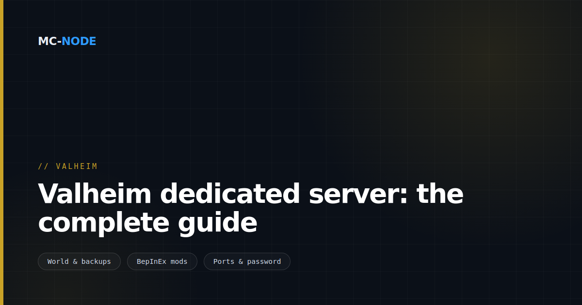 Valheim dedicated server: the complete guide