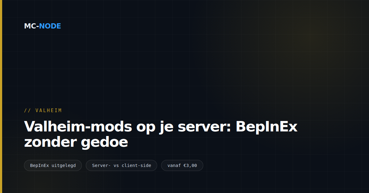 Valheim-mods op je server: BepInEx zonder gedoe