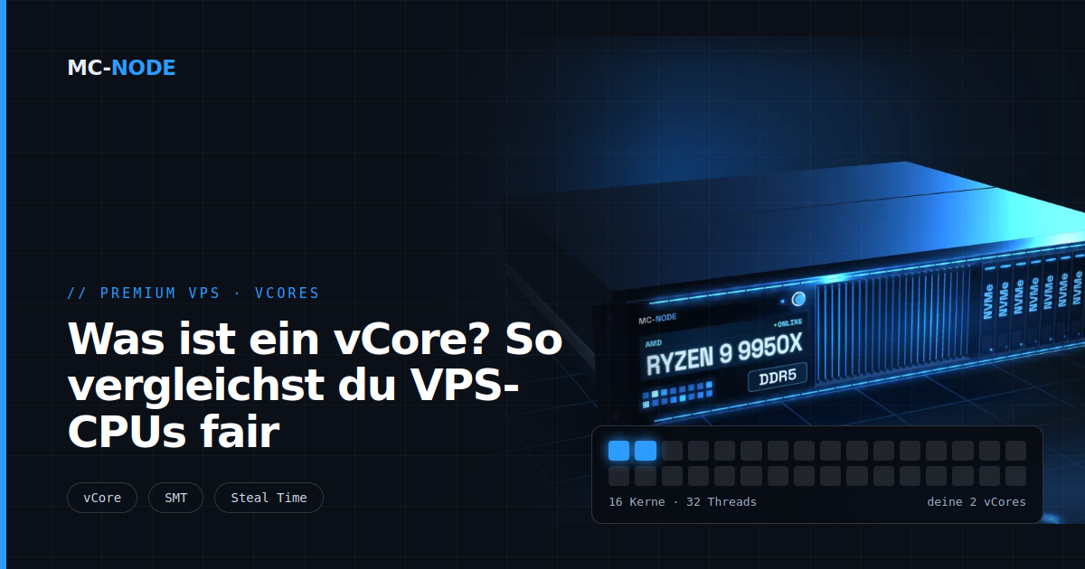 Was ist ein vCore? So vergleichst du VPS-CPUs fair