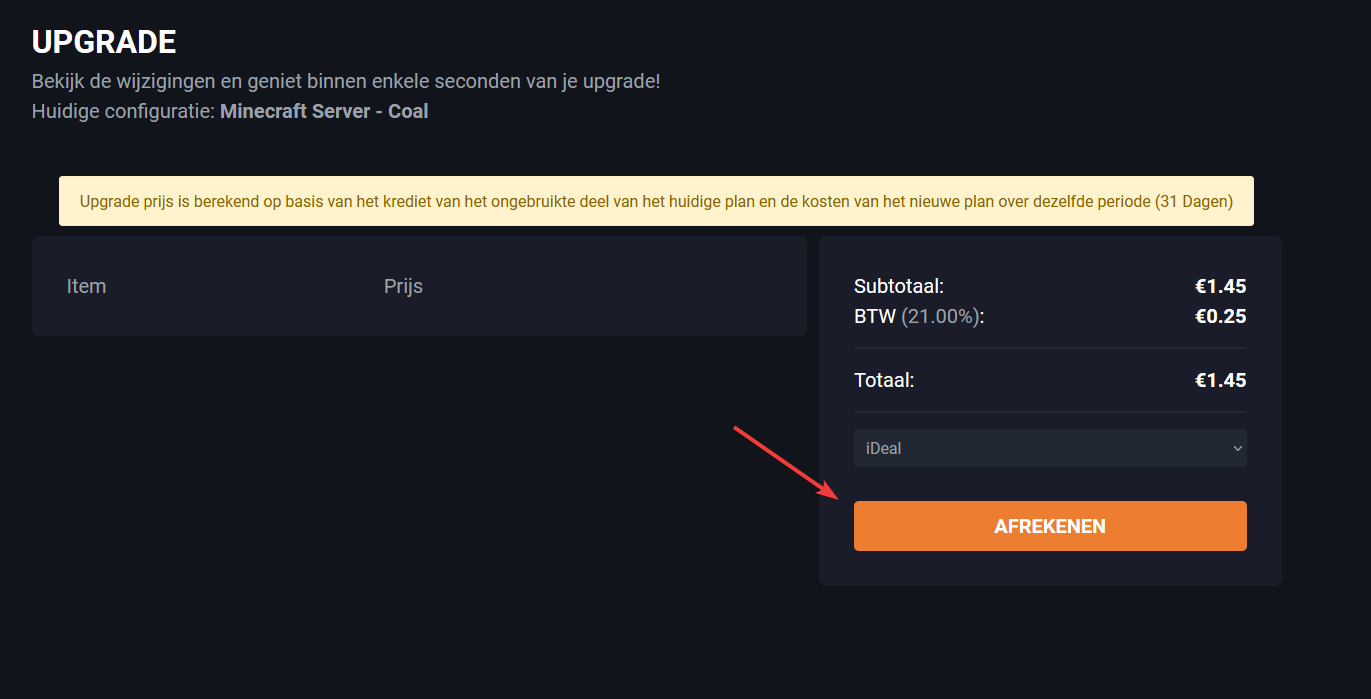 ¿Cómo hago upgrade/downgrade de mi producto?