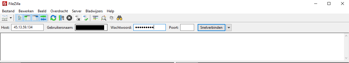 Hoe open ik een sftp sessie naar mij vps?