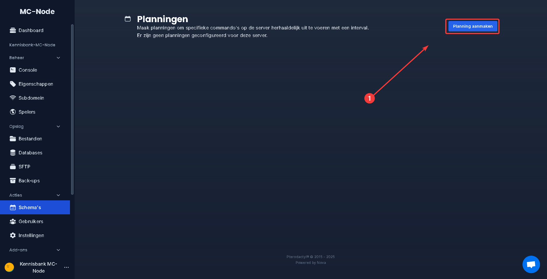 ¿Cómo gestiono mis schedules?