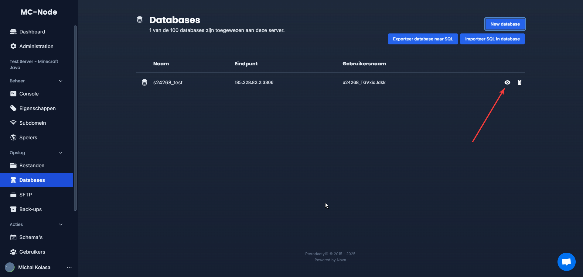 ¿Cómo creo una base de datos?