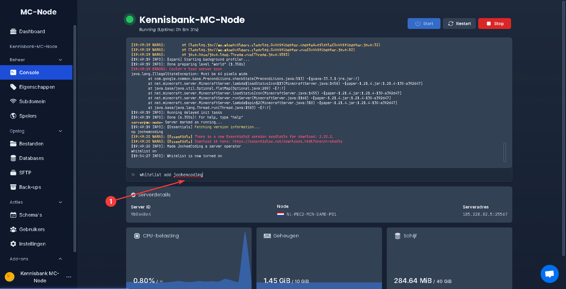 ¿Cómo uso una whitelist?