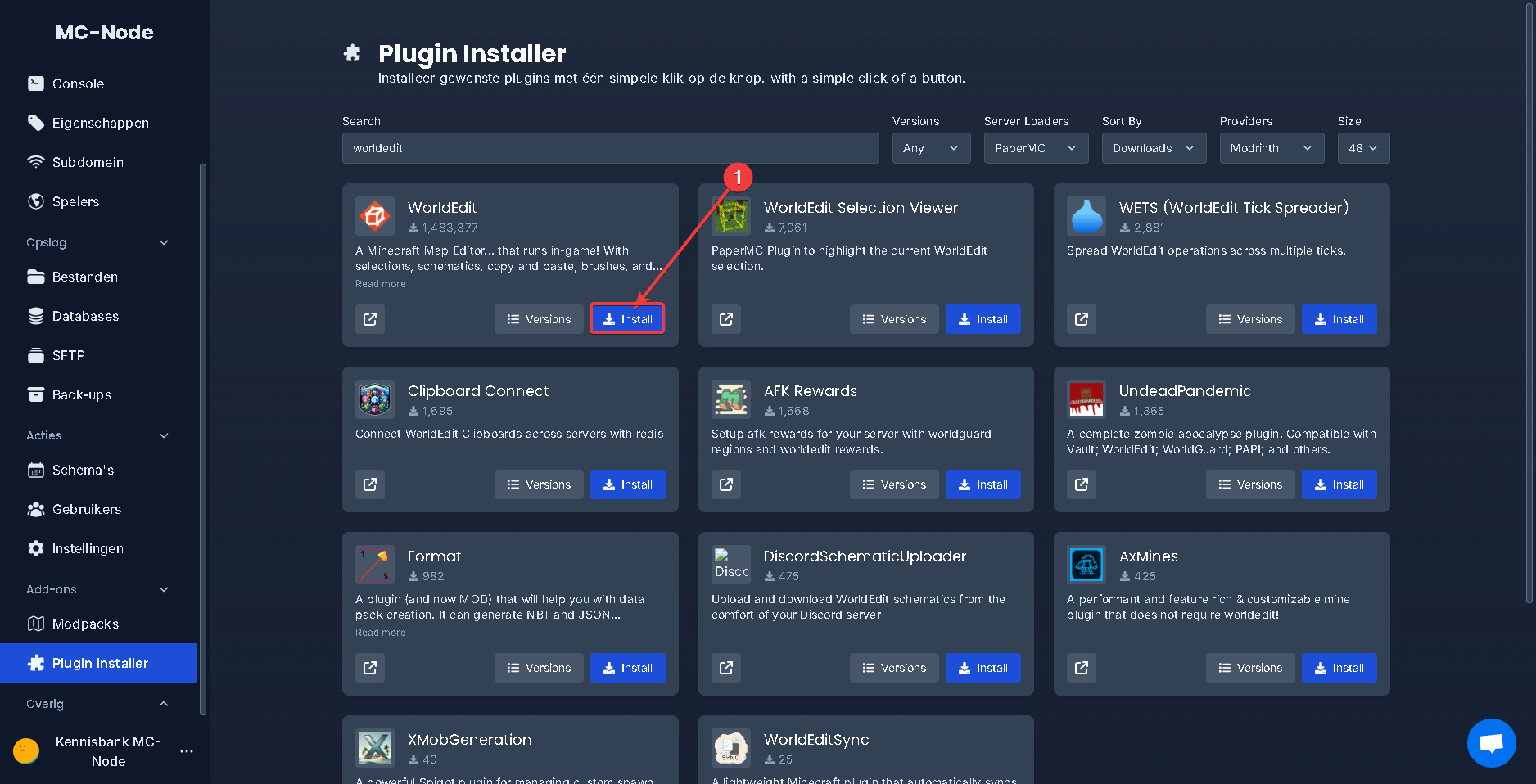 ¿Cómo instalo WorldEdit y cómo funciona?