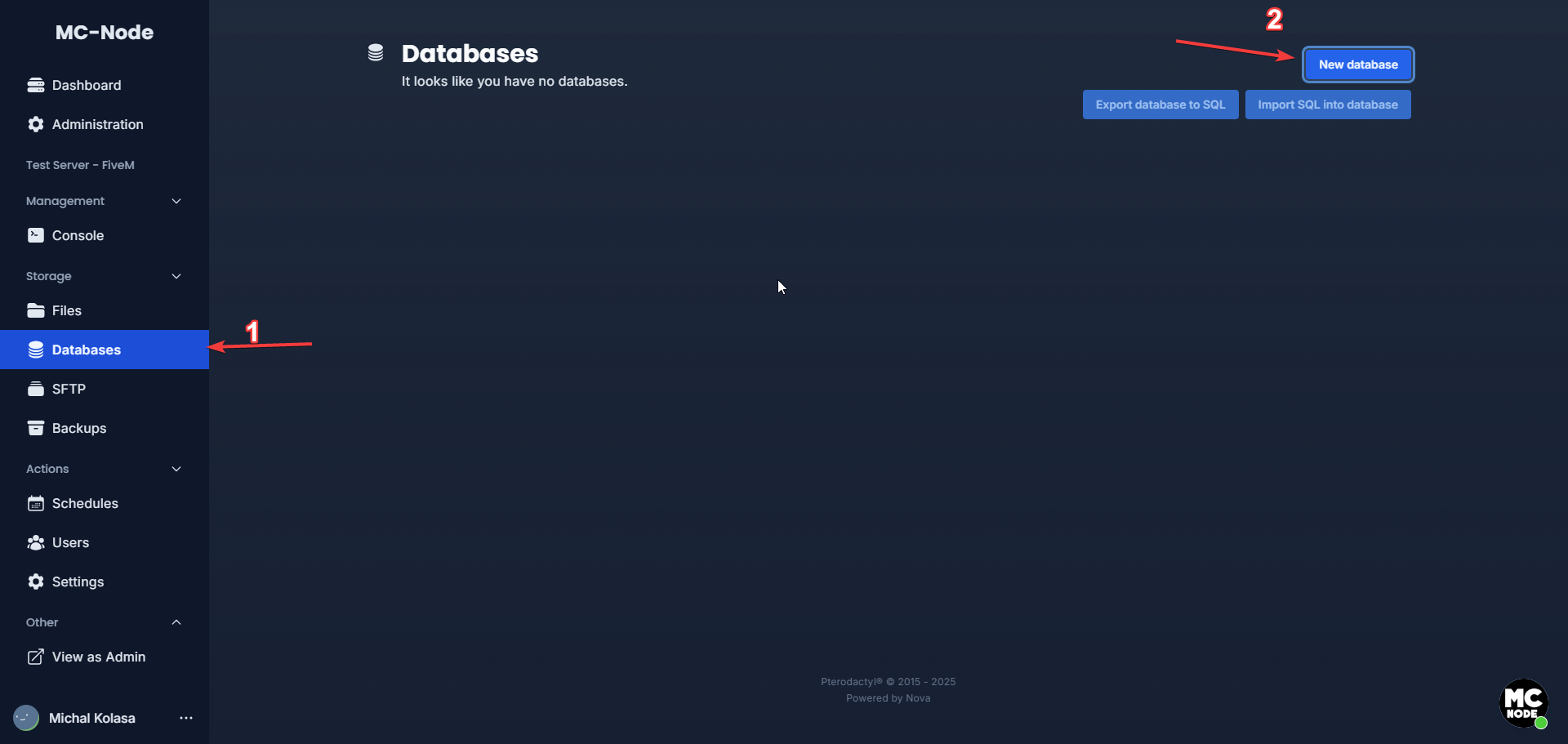 ¿Cómo conecto mi base de datos?