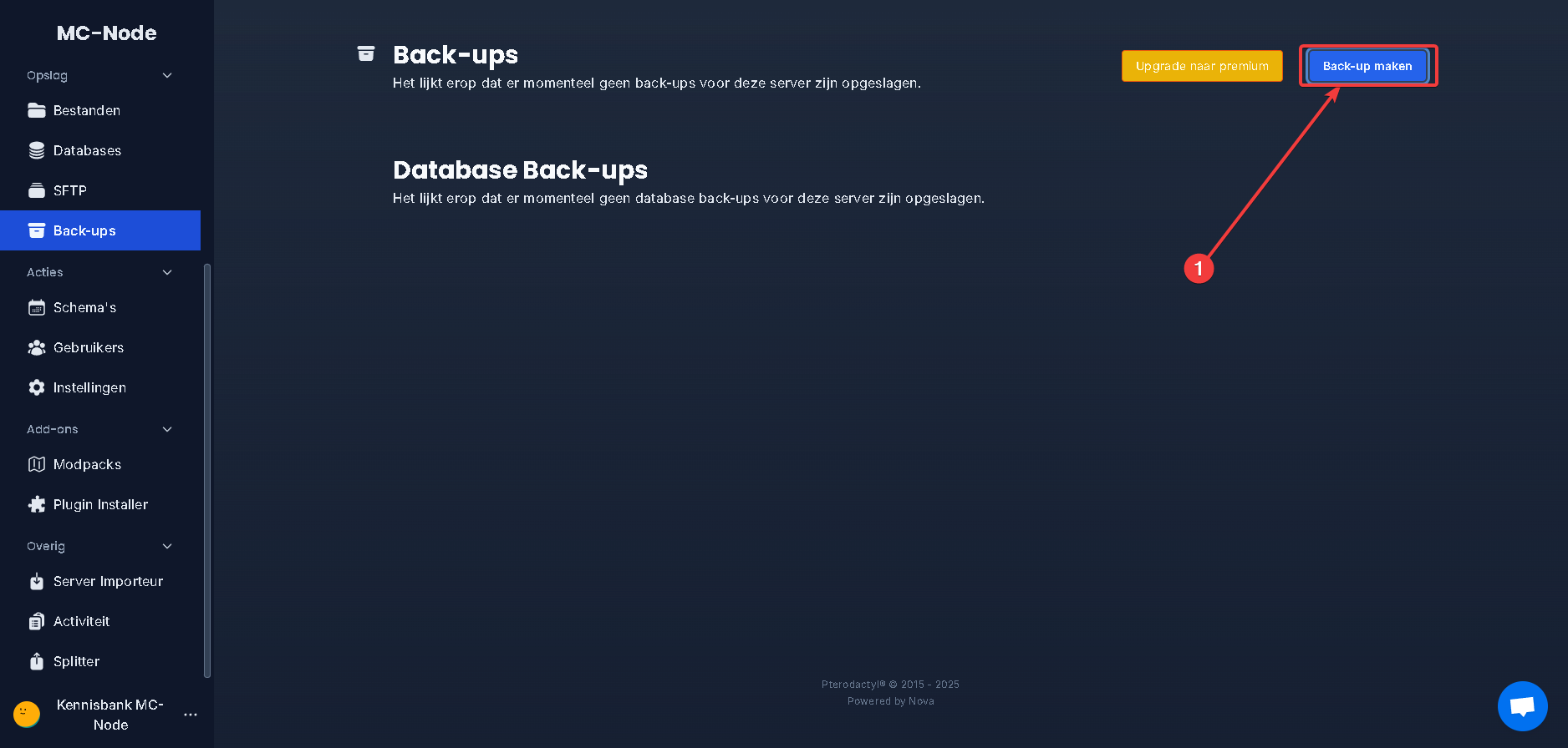 ¿Cómo hago un backup?