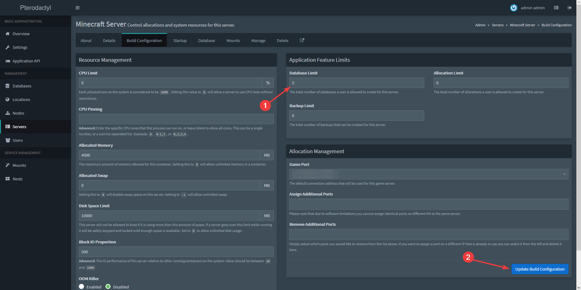 ¿Cómo creo una base de datos para mi servidor?