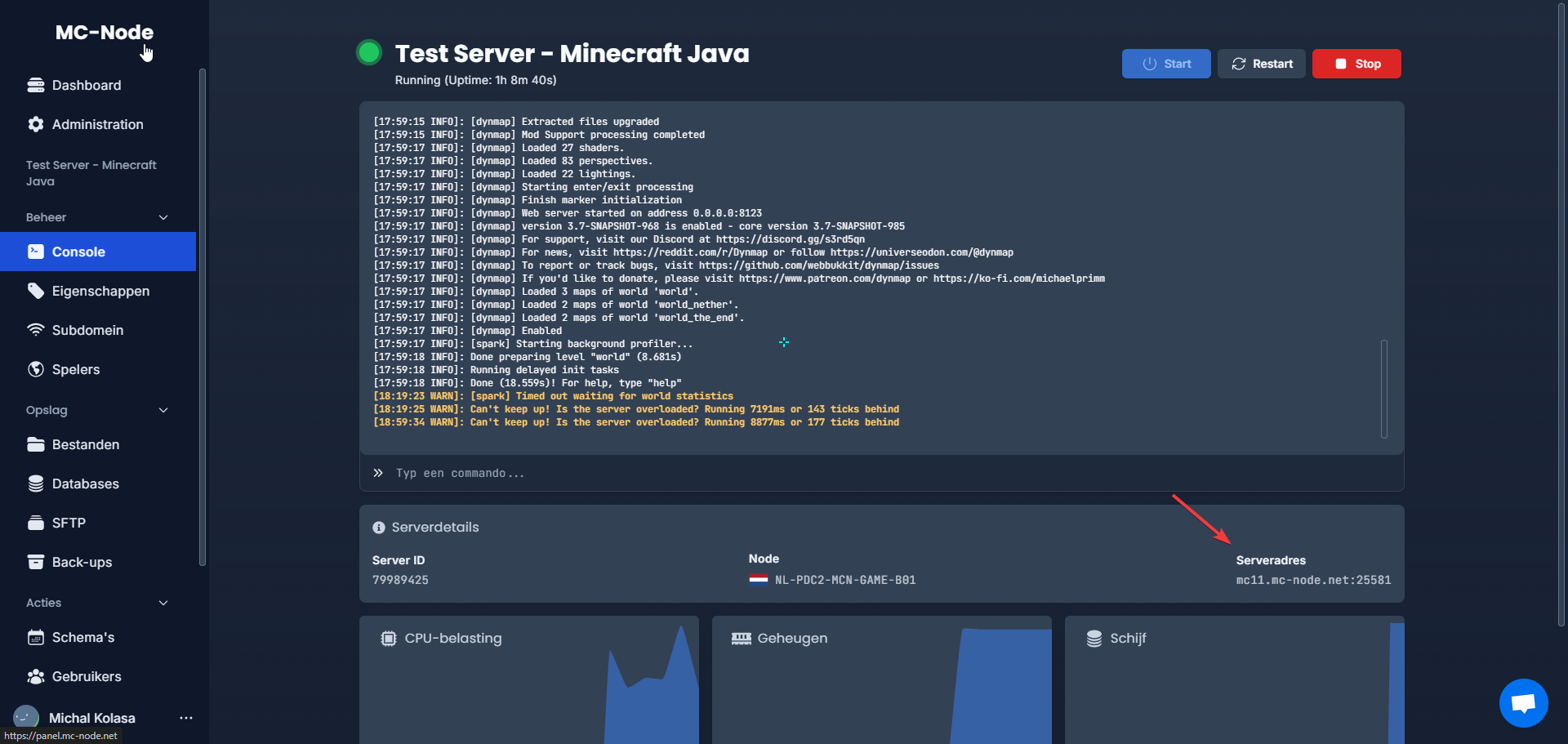 ¿Cómo entro en mi servidor de Minecraft?