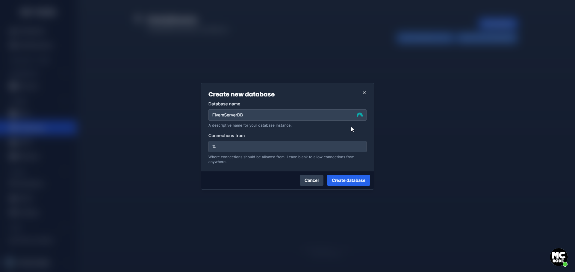 ¿Cómo conecto mi base de datos?