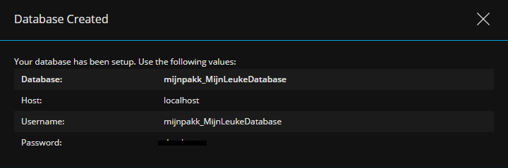 Hoe maak ik een database aan en beheer ik deze?