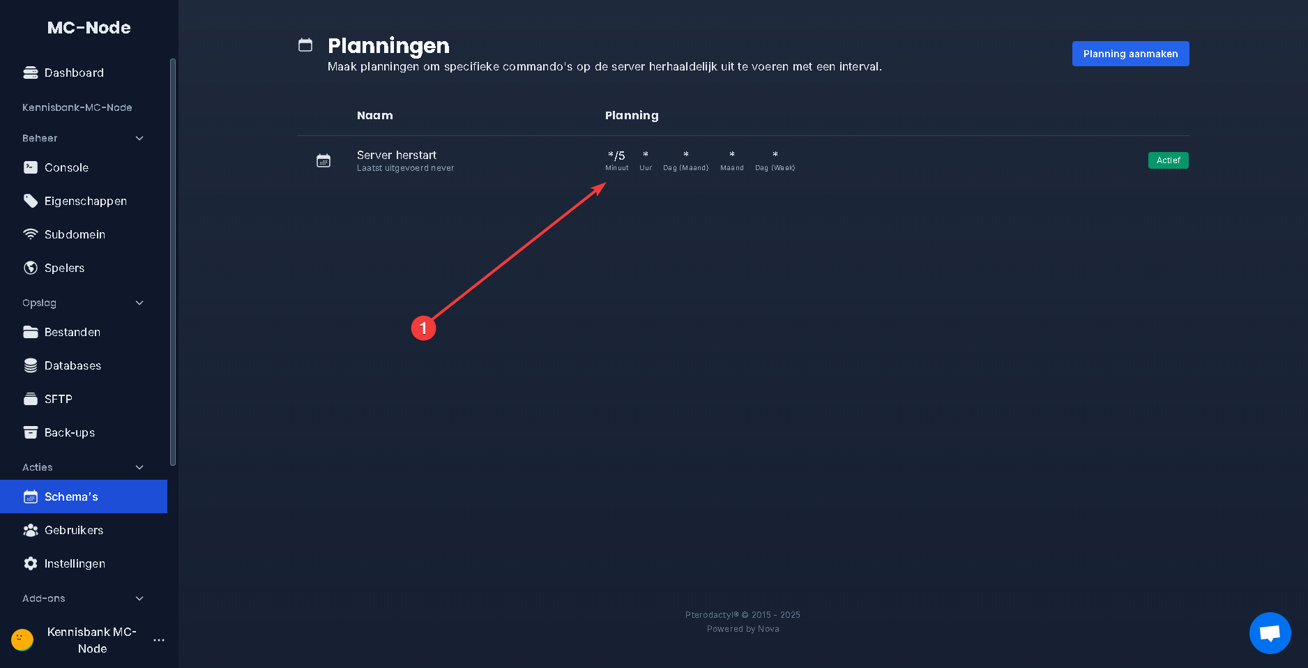 ¿Cómo gestiono mis schedules?