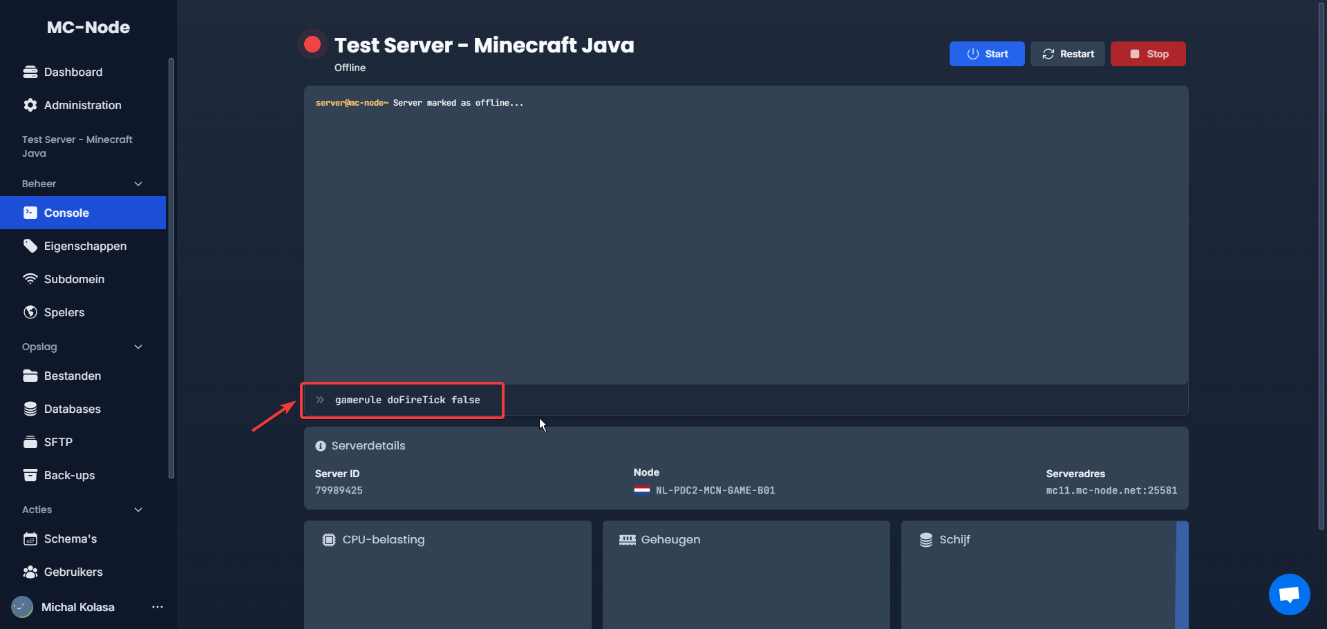 ¿Cómo activo o desactivo el fire spread?