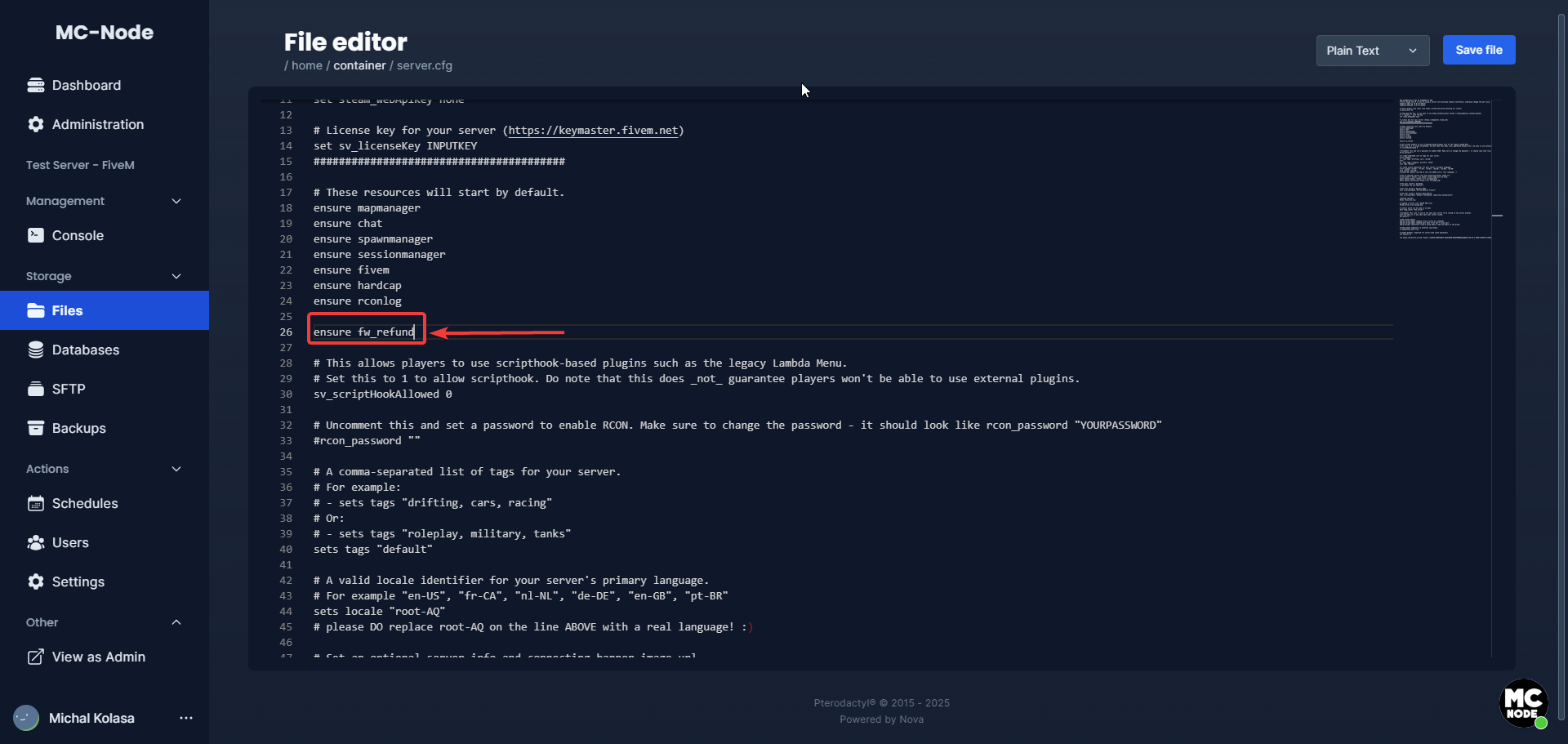 ¿Cómo subo un script?