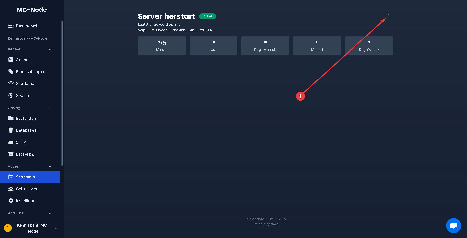 ¿Cómo gestiono mis schedules?