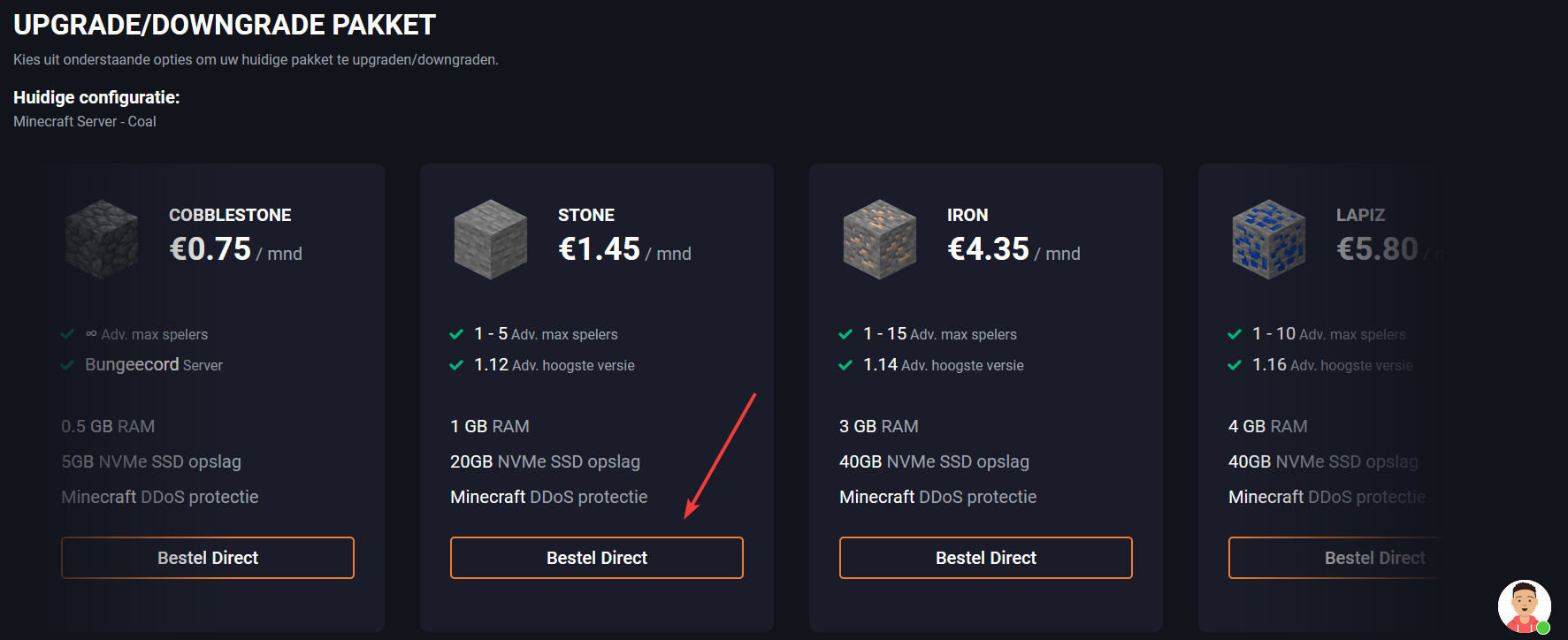 ¿Cómo hago upgrade/downgrade de mi producto?
