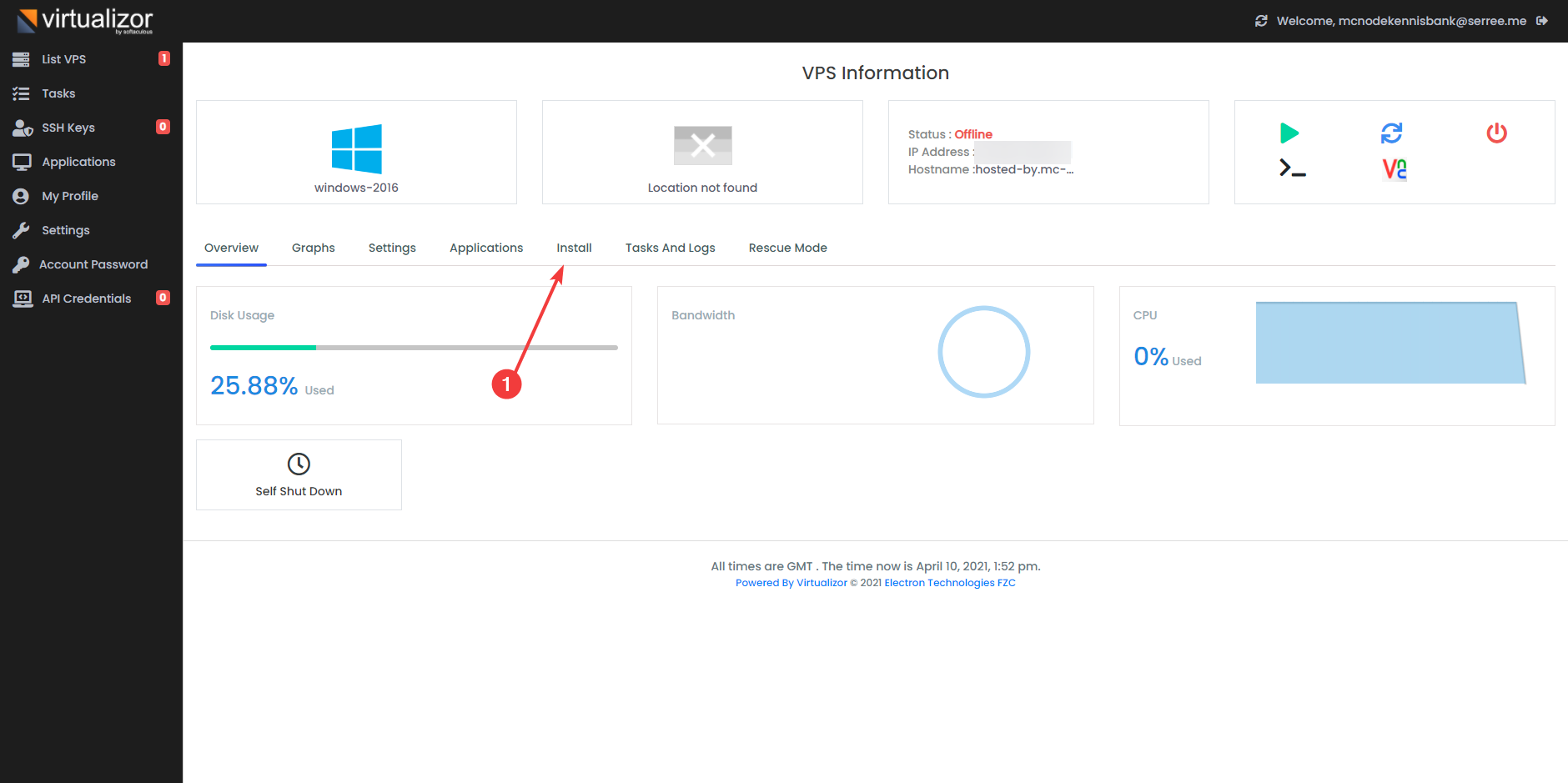 ¿Cómo cambio el sistema operativo de mi VPS?