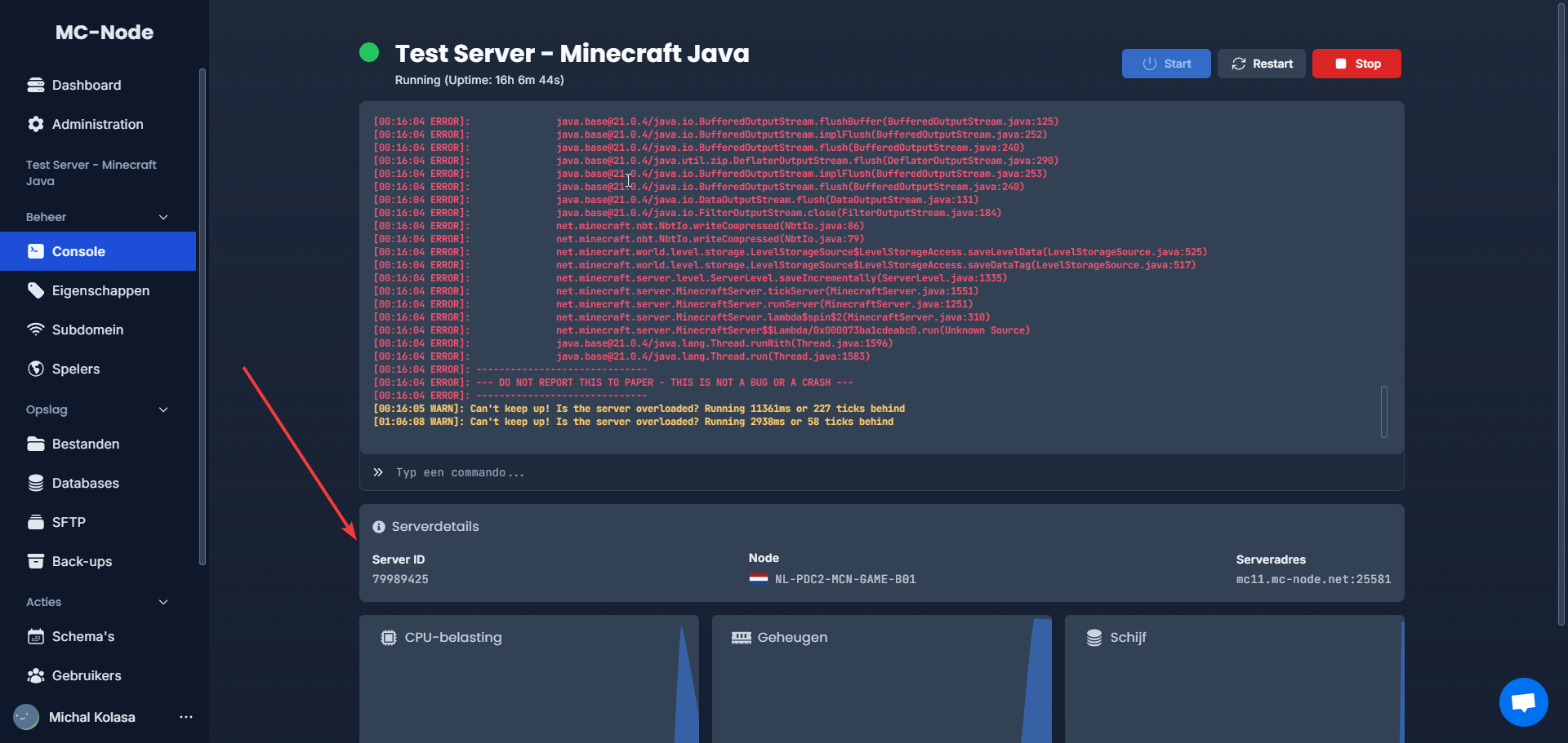¿Dónde encuentro mi serverID?
