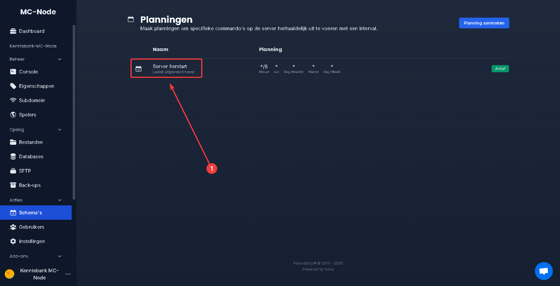 ¿Cómo gestiono mis schedules?
