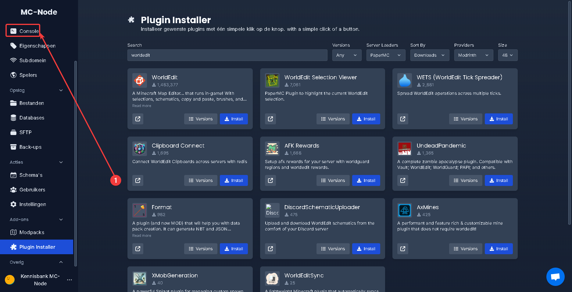 ¿Cómo instalo WorldEdit y cómo funciona?